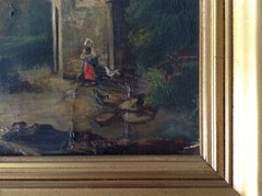 Jean-Victor BERTIN circle – Antique Neoclassical Oil 1800’s – Arcadian Landscape