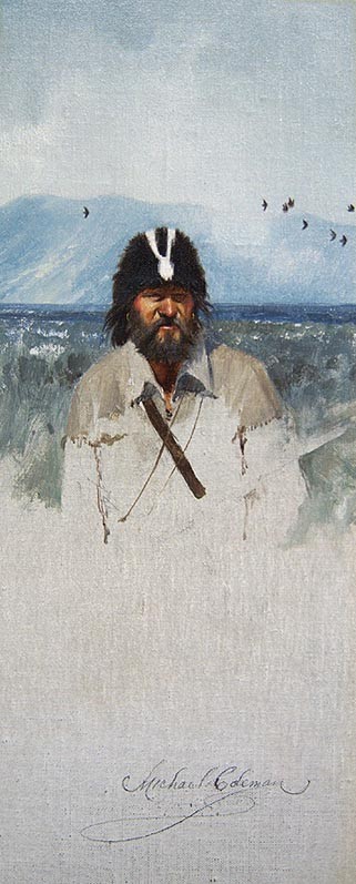 MICHAEL COLEMAN Signed Original Oil – LISTED