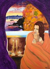Art, Painting, „Chilly“ – Giclee on Canvas 22″ x30″ by Yelena Berzon