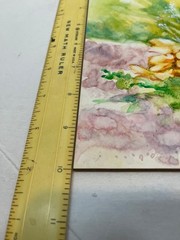 Chipmunk Watercolor Artwork On Premium Canvas Board Hand-Signed By Artist Vibran