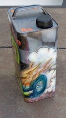 Hand-Painted Rat Fink on Thinner Can – Licensed by Roth Estate One of a Kind!
