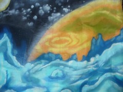 Sci-Fi Outsider Space Art Unframed Canvas Interplanetary