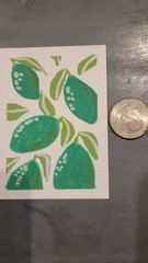 Vibrant Citrus Orchard – Original Miniature ACEO Painting