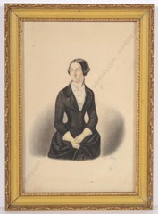 August von Medvey (1812-1870) „Portrait of a Russian lady“, watercolor, 1860s