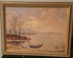 ORIGINAL ANDR. BETZ OIL ON CANVAS PAINTING SIGNED 30X37″ FRAMED VERY OLD…