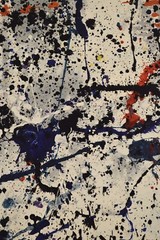 64”X44” Jackson Pollock style canvas ￼painting Acrylic,Abstract, Modern,X Large