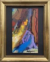 Modern Art Composition Abstract Fantasy Copenhagen 41 x 31 cm