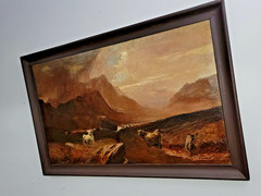 Listed Artist Sidney Richard Percy Monumental Mountains Landscape 30″ by 50″!