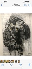 Oil Panting Art Painting Original Handmade The Size Is 24×36 Inch