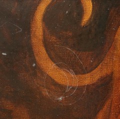 Mixed Media Composition “18th Century English Painting of Dogs No. 1” 1969