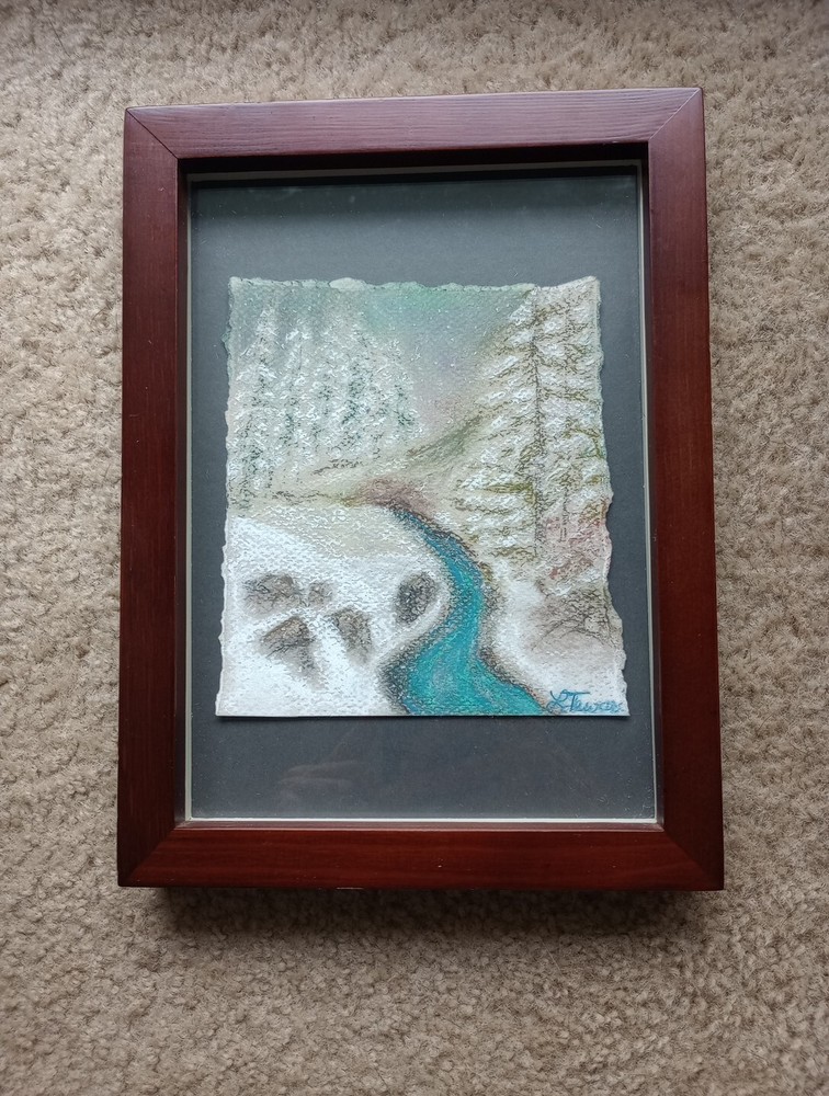 Glass Framed Original Pastel