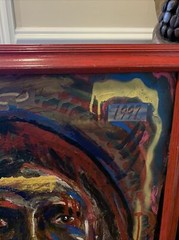 James Starkey Acrylic Oil Painting Cheyenne Sioux Native American 28×34 Lakota