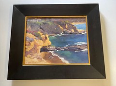 Colby Zeiser Painting Beach Coast Landscape American Listed Cliffs Shore Line