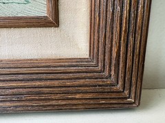 Myung Mario Jung Original Oil Painting Native American Pottery Signed Frame