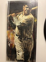 BABE RUTH – Stephen Holland 21×41 Giclee Canvas – RARE #’d 90 of 99