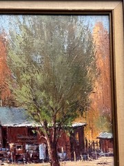 JACK BUCKLEY PAINTING LANDSCAPE OLD TRUCK CLASSIC AMERICAN IMPRESSIONISM LISTED