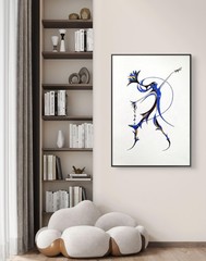 LOLA MOTHER NATURE COLLECTION 16×23 ORIGINAL DRAWING GALLERY PAPER ABSTRACT ART