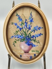 Original Pastel Floral Artwork Painted and Signed By Mimi Joy