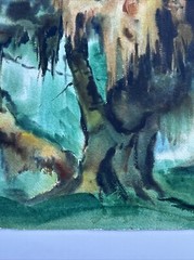 GERALD GRACE PAINTING LANDSCAPE ANTIQUE IMPRESSIONISM SEATTLE ARTIST NWS LISTED