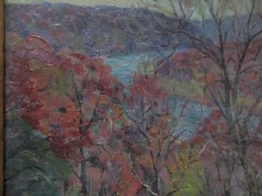 ANTIQUE IMPRESSIONIST PAINTING CHUNKY BUTTERY OIL ON CANVAS 1920’S PLEIN AIR OLD
