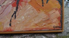 Danish Modernist Composition Abstract Modern Art Scandinavia Sixties 60s