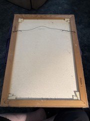 J. Adams 1972 Painting On Canvas Signed and Dated Original Framed