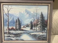 VTG Beverly Jamison Carrick Original Oil Painting: (20×24”)