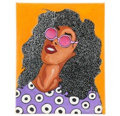 LANRE BURAIMOH Portrait 2010 – African American Art * “Hair Story”
