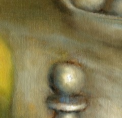 Chess Pawn 8×10 in. Oil stretched canvas HALL GROAT II
