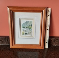 Philip Gray ‚Leenane Co. Galway‘ Framed Watercolor Print Landscape, Irish Art