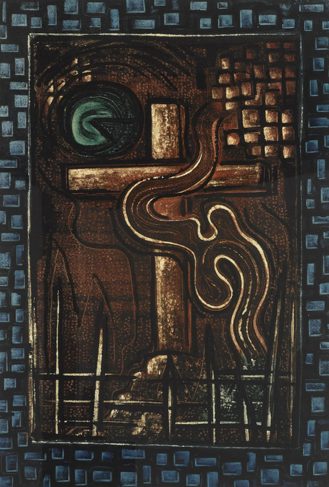 Cady Wells, Abstract Composition, Circa 1950, Gouache on Paper