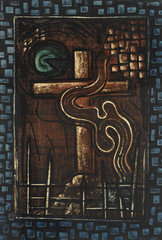 Cady Wells, Abstract Composition, Circa 1950, Gouache on Paper
