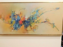 YANG HSING-SHENG (1938- ; China) LISTED ARTIST; ABSTRACT on Canvas; Signed