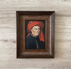 Man portrait oil painting