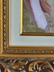 Pino (2008) „Birthday Girl“ Hand Embellished Limited Edition Giclee on Canvas