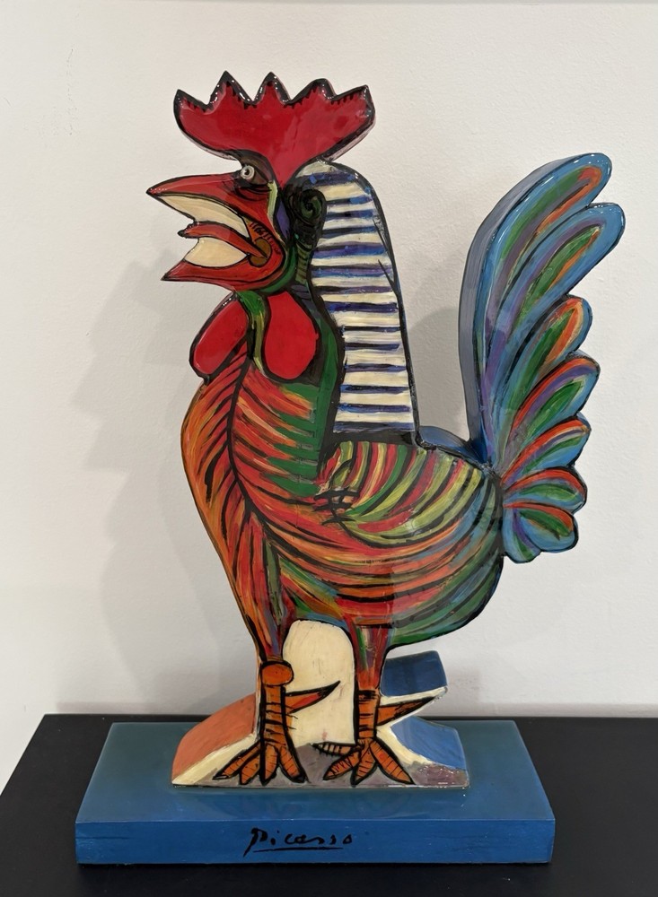 Pablo Picasso 1881-1973 Signed & Numbered. In The style of. Wood Sculpture.