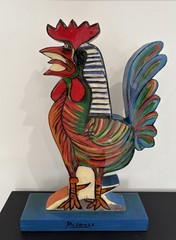 Pablo Picasso 1881-1973 Signed & Numbered. In The style of. Wood Sculpture.