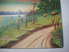 Vintage Original Oil Painting, by LEO SPOTTED ELK, South Dakota, Native American