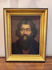 Oil on board, Portrait of a Wise Old Man. J.R. Bevan 19th Century 20” X 15”
