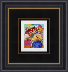 Peter Max „Vase of Flowers“ (2015) Signed Serigraph
