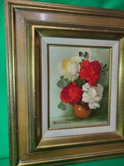 Beautiful oil paintingBeautiful flowers. Canvassize 10x8in.