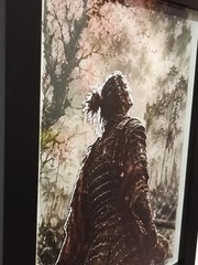 Samurai UV Printed Acrylic Wall Art Japanese Warrior Decor Home Office Gift