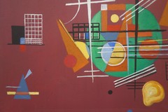 Fine unique painting – Abstract composition, signed Wassily Kandisnky, w COA