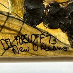 Vintage Jazz Band Painting Musicians New Orleans African American Portrait
