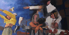 „Der Traum der letzten Nacht“ 140/70/3.8cm Arcyl und Öl auf Leinwand