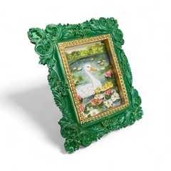 Mini Ornate Vintage-Style Framed Art Prints (Animals, Birds & Landscape)