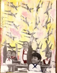Acrylic on cardboard Juan Karlos cuban art 38×27 Cm. T: Presente