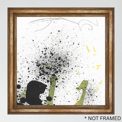 „Stain 39“ Teagan Reasor Original Abstract Painting Acrylic 6×6 SHLERM ARTS