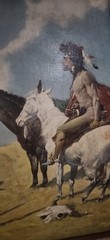 Frederic Remington The Smoke Signal Painting Hand Painted Repo Aaron Ashley