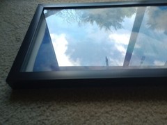 Glass Mounted Pastel ‚Clouds‘